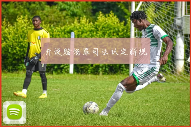 开设赌场罪司法认定新规